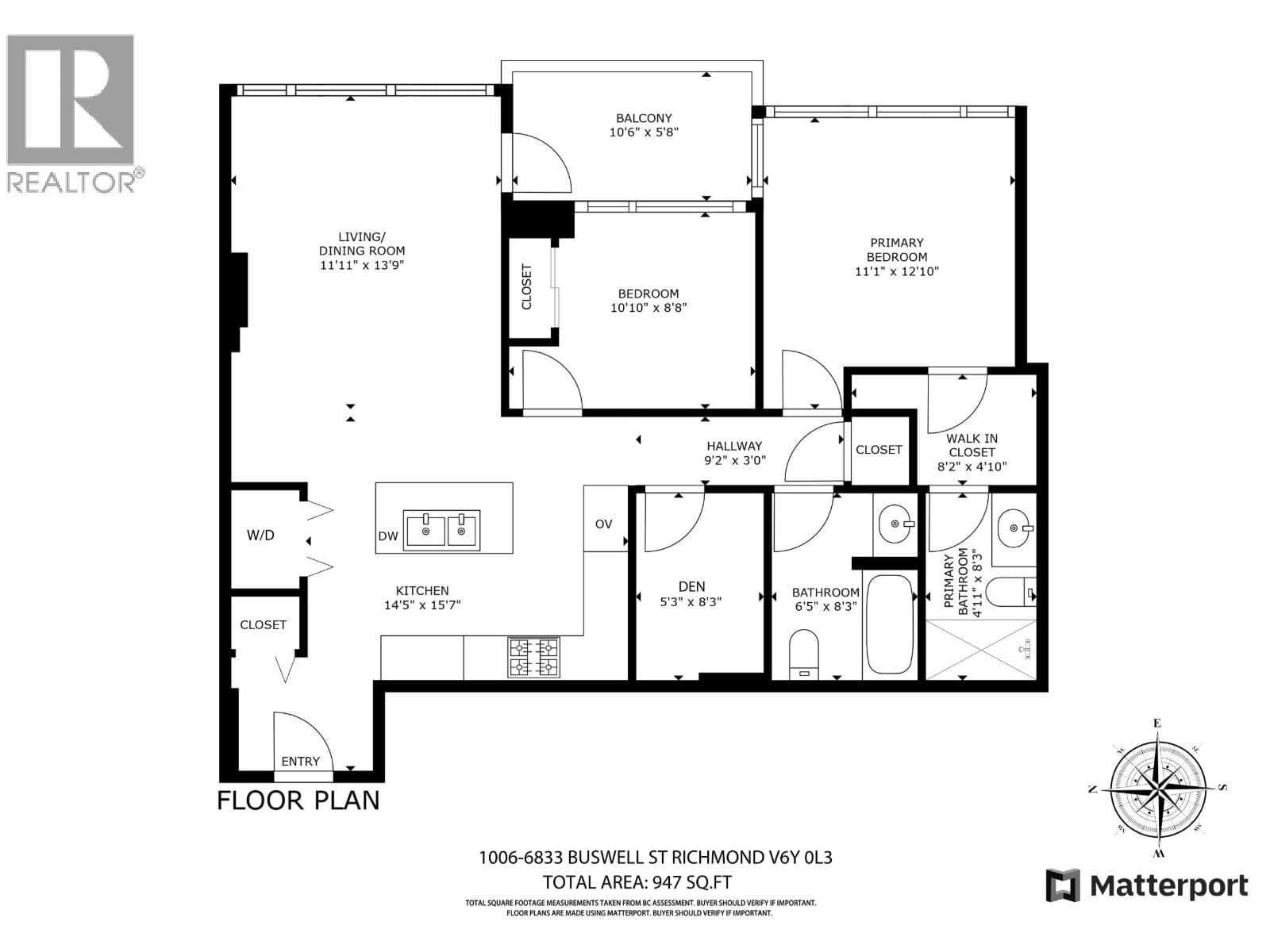 1006 6833 BUSWELL STREET