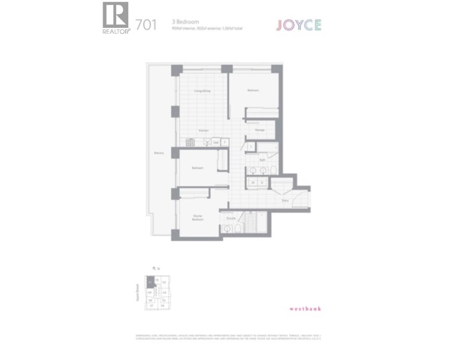 701 5058 JOYCE STREET